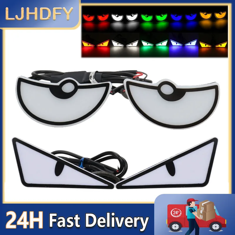 Universal Car LED Devil Eyes Light Demon Eyes Headlight Motorcycle Mini Turn Signal Flasher Tail Lamp Auto Decoration Lights
Universal Car LED Devil Eyes Light Demon Eyes Headlight Motorcycle Mini Turn Signal Flasher Tail Lamp Auto Decoration Lights