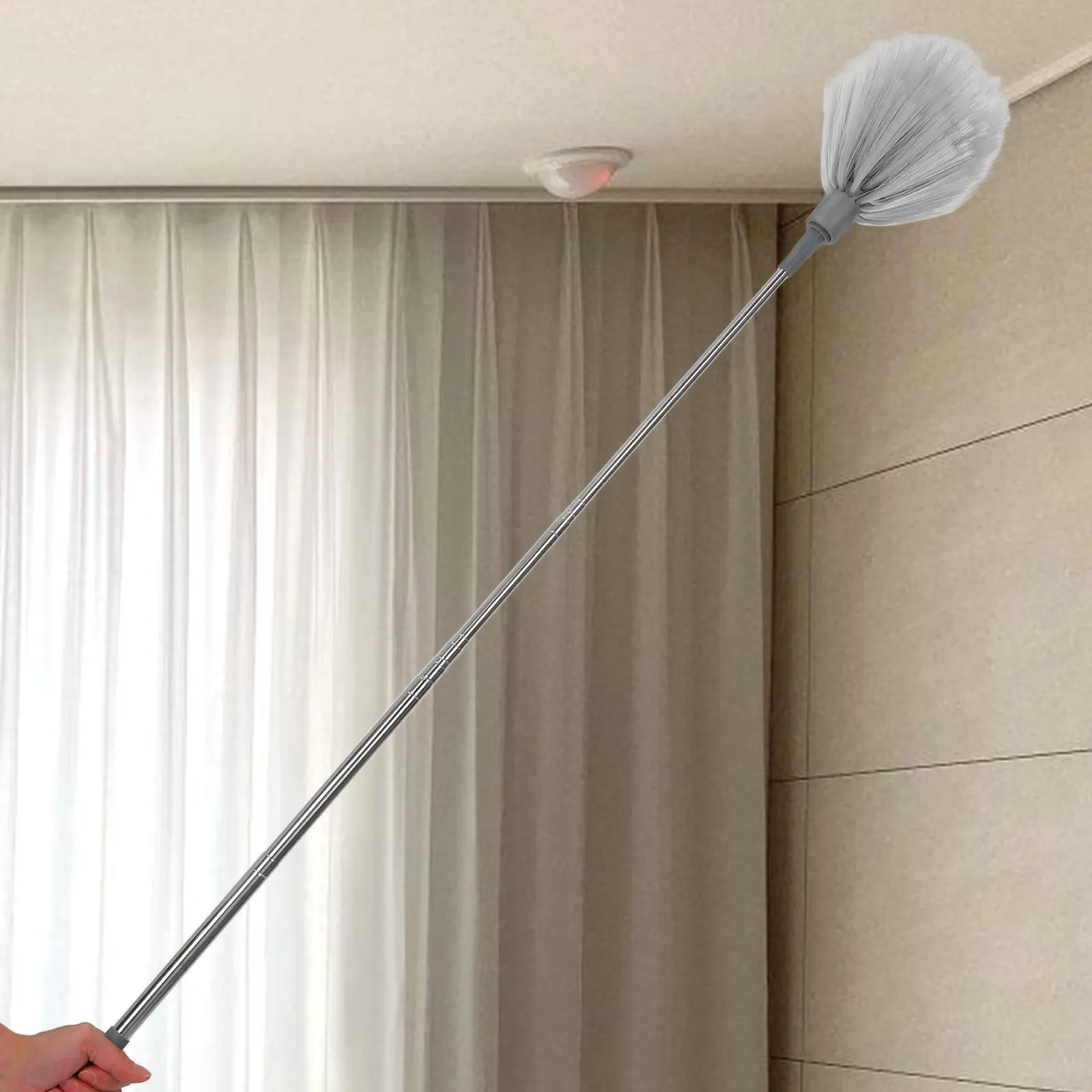 Spider Web Duster Extendable Telescopic Pole For High Ceiling Washable Reusable Dust Removal Tool Indoor Outdoor Wall Fan
Spider Web Duster Extendable Telescopic Pole For High Ceiling Washable Reusable Dust Removal Tool Indoor Outdoor Wall Fan