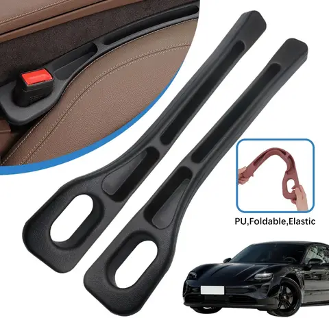 For Porsche Taycan Turbo Car Seat Gap Filler Side Seam Plug Strip Styling Seat Gap Leak-proof Filling Strip Decoration Supplies