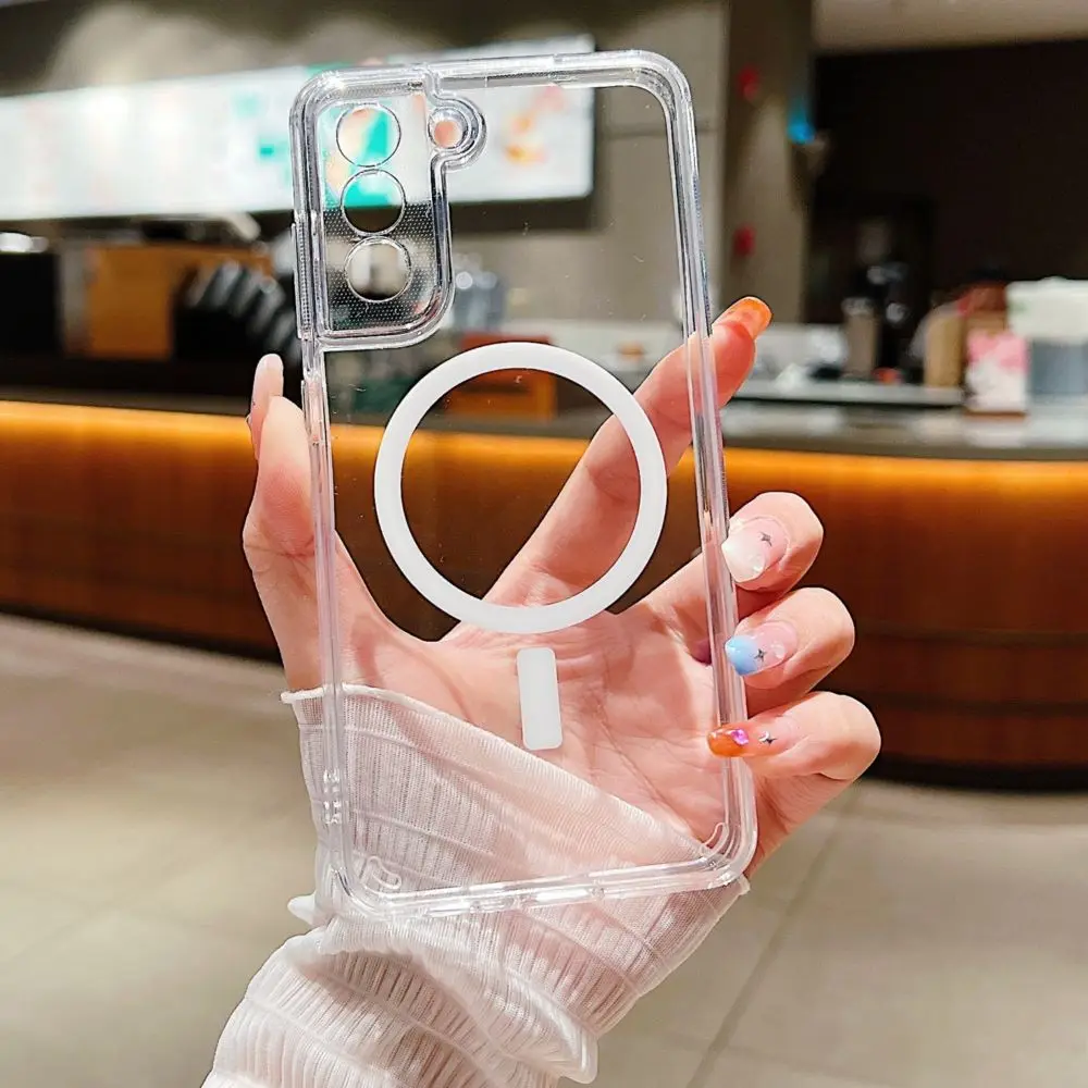 Pop Classic Fashion For Strong Magnetism Magsafe Case For Samsung Galaxy S23 Plus S24 Ultra 5G Clear Silicone Fall Protection Co
Pop Classic Fashion For Strong Magnetism Magsafe Case For Samsung Galaxy S23 Plus S24 Ultra 5G Clear Silicone Fall Protection Co