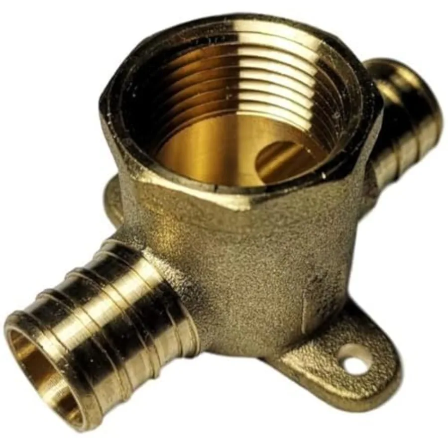 1 Pcs XFITTG 3/4'' Pex x 3/4'' Pex x 3/4'' Female Tee Drop Ear, Brass Crimp Fittg - Brass, Pex B
1 Pcs XFITTG 3/4'' Pex x 3/4'' Pex x 3/4'' Female Tee Drop Ear, Brass Crimp Fittg - Brass, Pex B