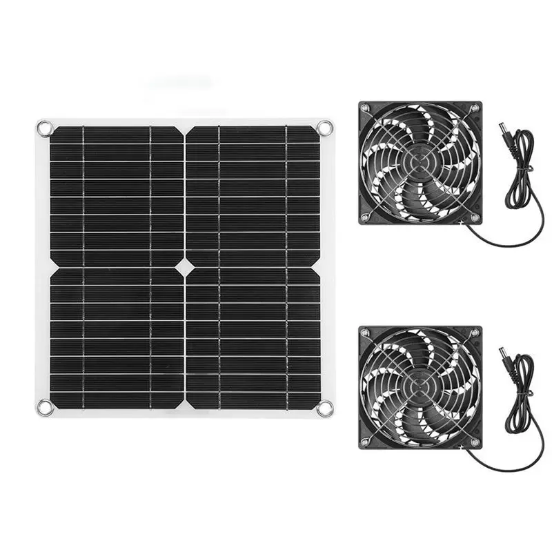 Solar Panel Powered Fan 11 Inch Ventilator Solar Exhaust Fan Fit For Pet Poultry House Greenhouse RV Roof With 2 Fan
Solar Panel Powered Fan 11 Inch Ventilator Solar Exhaust Fan Fit For Pet Poultry House Greenhouse RV Roof With 2 Fan
