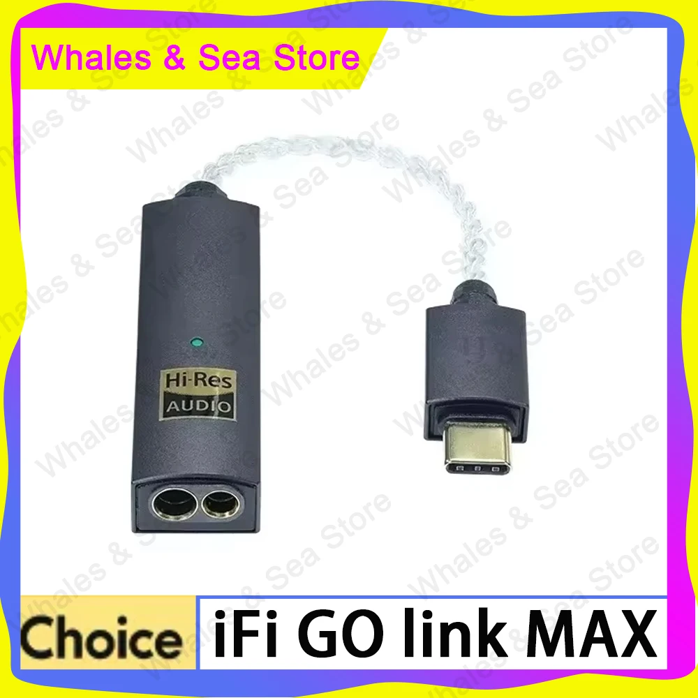 iFi GO link MAX — портативный усилитель для наушников с декодером, HIFI, без потерь, для iPhone и Android.
iFi GO link MAX — портативный усилитель для наушников с декодером, HIFI, без потерь, для iPhone и Android.