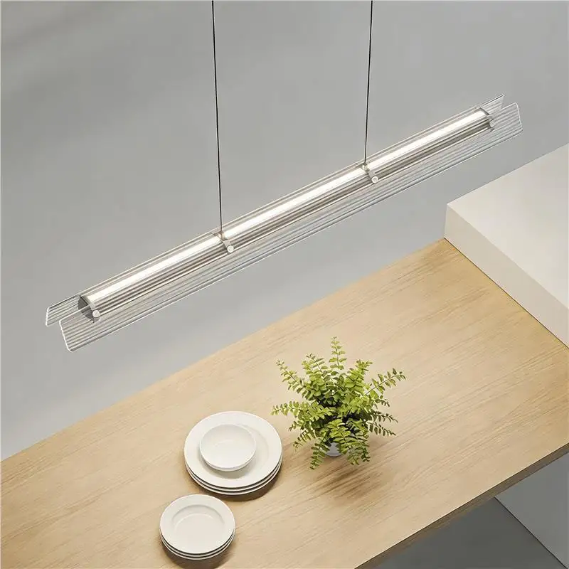 Italian minimalist restaurant chandelier 2026 new light luxury high-end modern island rectangular pendant light
Italian minimalist restaurant chandelier 2026 new light luxury high-end modern island rectangular pendant light