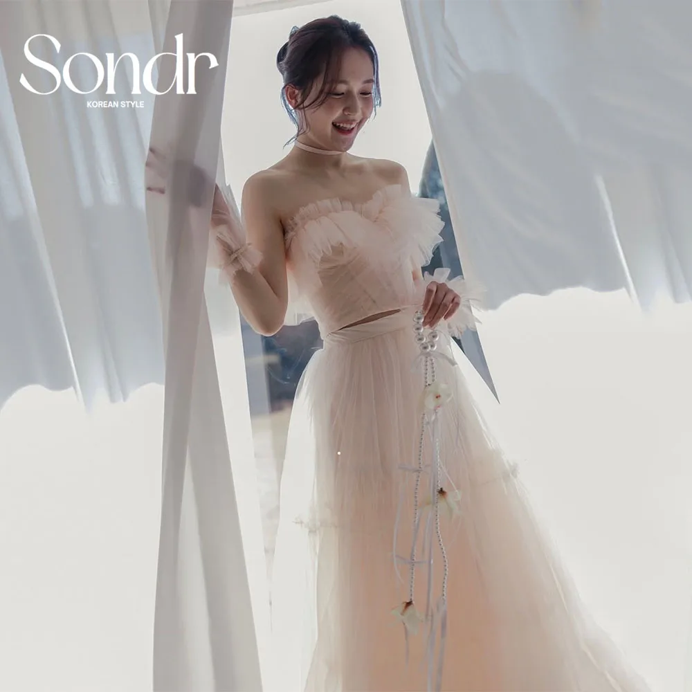 Sondr 2 Pieces Korean Wedding Dresses Fairy Pink Sweetheart Collar Pleated Evening Party Dresses Customized Bride's Photo Shoot
Sondr 2 Pieces Korean Wedding Dresses Fairy Pink Sweetheart Collar Pleated Evening Party Dresses Customized Bride's Photo Shoot