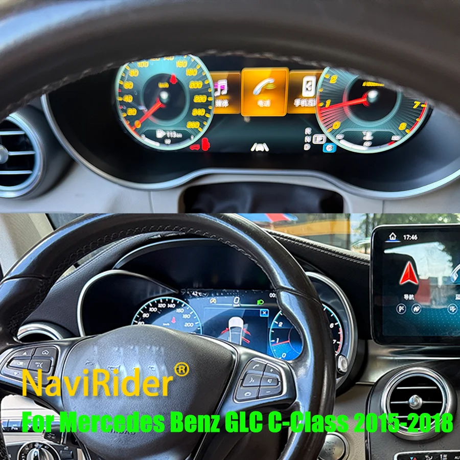 Для Mercedes Benz GLC C-Class 2015-2018 NGT 5,0 ЖК-экран приборной панели 12,3 "обновление умный кластер спидометр приборная панель
Для Mercedes Benz GLC C-Class 2015-2018 NGT 5,0 ЖК-экран приборной панели 12,3 "обновление умный кластер спидометр приборная панель