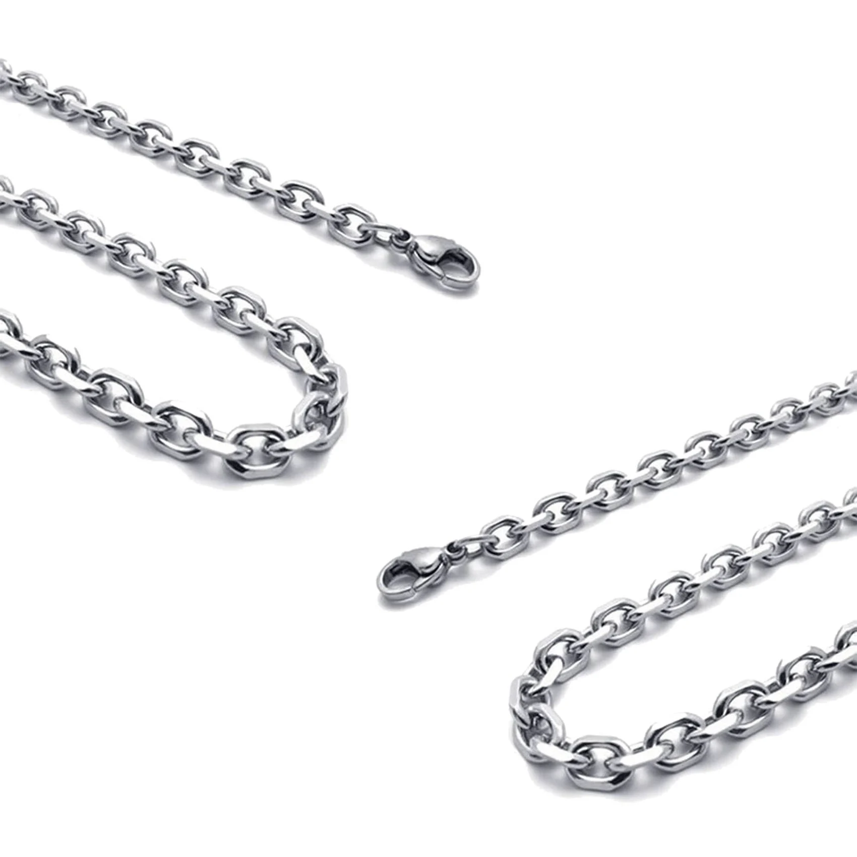 B21B 2X Jewelry Men's Ladies Necklace, Stainless Steel Necklace, Silver Color - Width 3Mm - Length 70Cm
B21B 2X Jewelry Men's Ladies Necklace, Stainless Steel Necklace, Silver Color - Width 3Mm - Length 70Cm