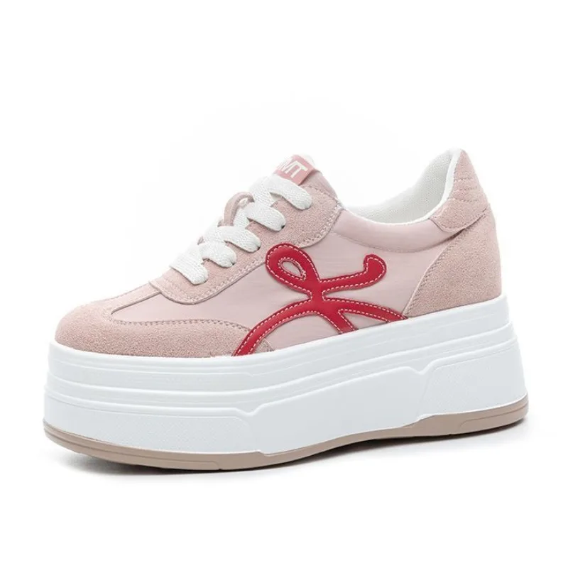 8.5CM Mesh Genuine Leather Summer Chunky Sneakers Breathable Hollow Casual Platform Wedge Spring Autumn Women Vulcanize Shoes
8.5CM Mesh Genuine Leather Summer Chunky Sneakers Breathable Hollow Casual Platform Wedge Spring Autumn Women Vulcanize Shoes