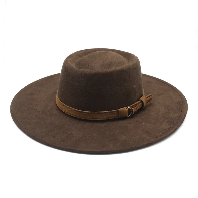 Cross-border Autumn And Winter New Fashion Ring Suede Top Hat Women's Concave Shape Travel Felt Hat
Cross-border Autumn And Winter New Fashion Ring Suede Top Hat Women's Concave Shape Travel Felt Hat