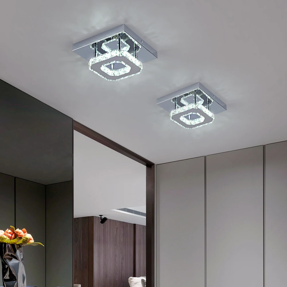 Aisle Led Ceiling Lamp Crystal Chandelier Modern Home Decor Fixture Lustre Surface Mount Corridor Pendant Light Porch Cloakroom
Aisle Led Ceiling Lamp Crystal Chandelier Modern Home Decor Fixture Lustre Surface Mount Corridor Pendant Light Porch Cloakroom