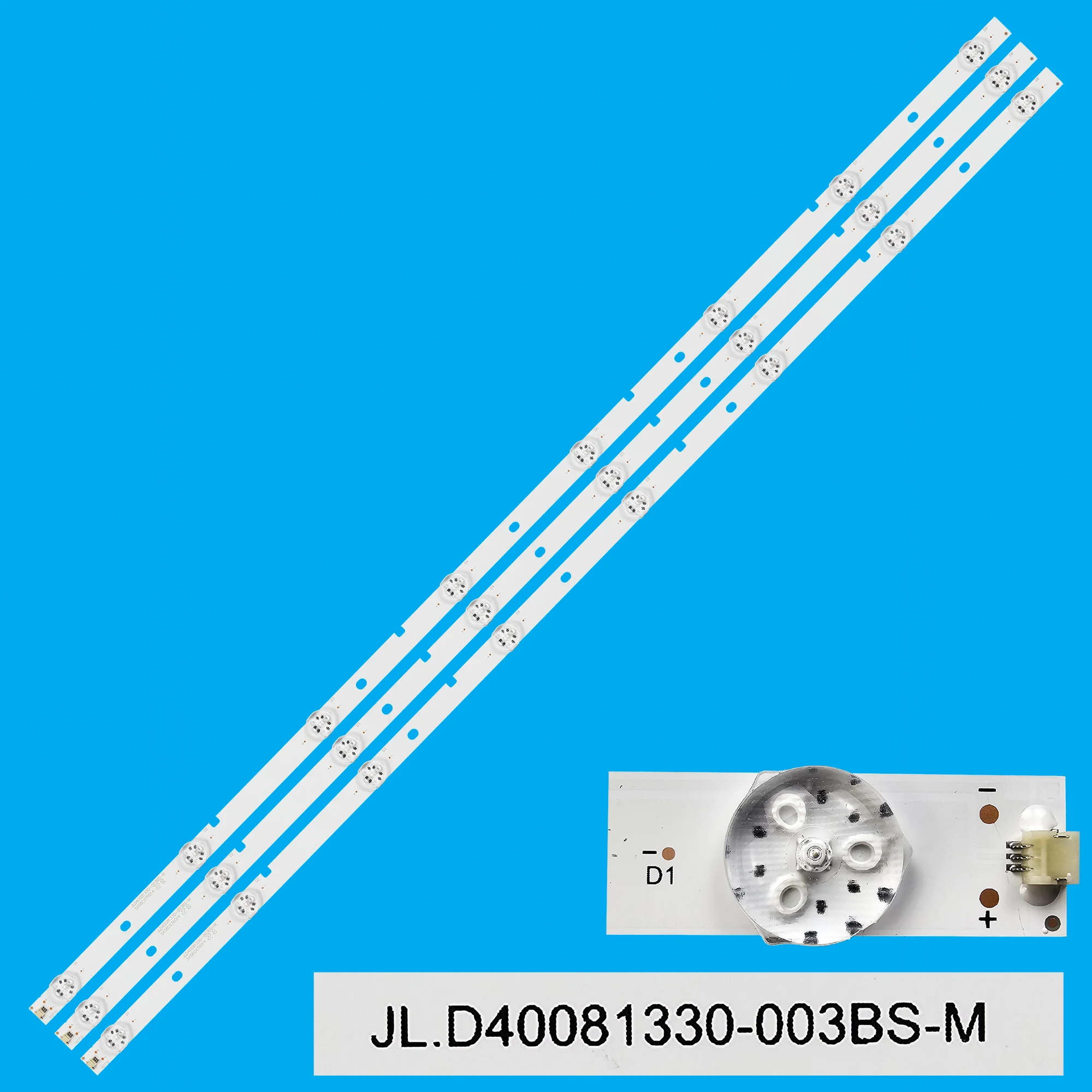 LED Backlight strip for H40M2100C H40M2600 H40MEC2150S 40H3C1 40H3B 40EC270W 39C1800 JL.D40081330-003BS-M
LED Backlight strip for H40M2100C H40M2600 H40MEC2150S 40H3C1 40H3B 40EC270W 39C1800 JL.D40081330-003BS-M