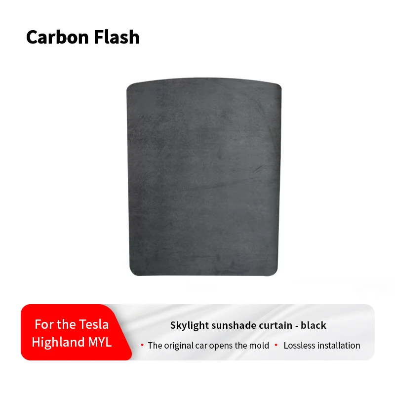 Suitable for Tesla's new YL adsorption suede sunshade (with edge) in graphite black
Suitable for Tesla's new YL adsorption suede sunshade (with edge) in graphite black