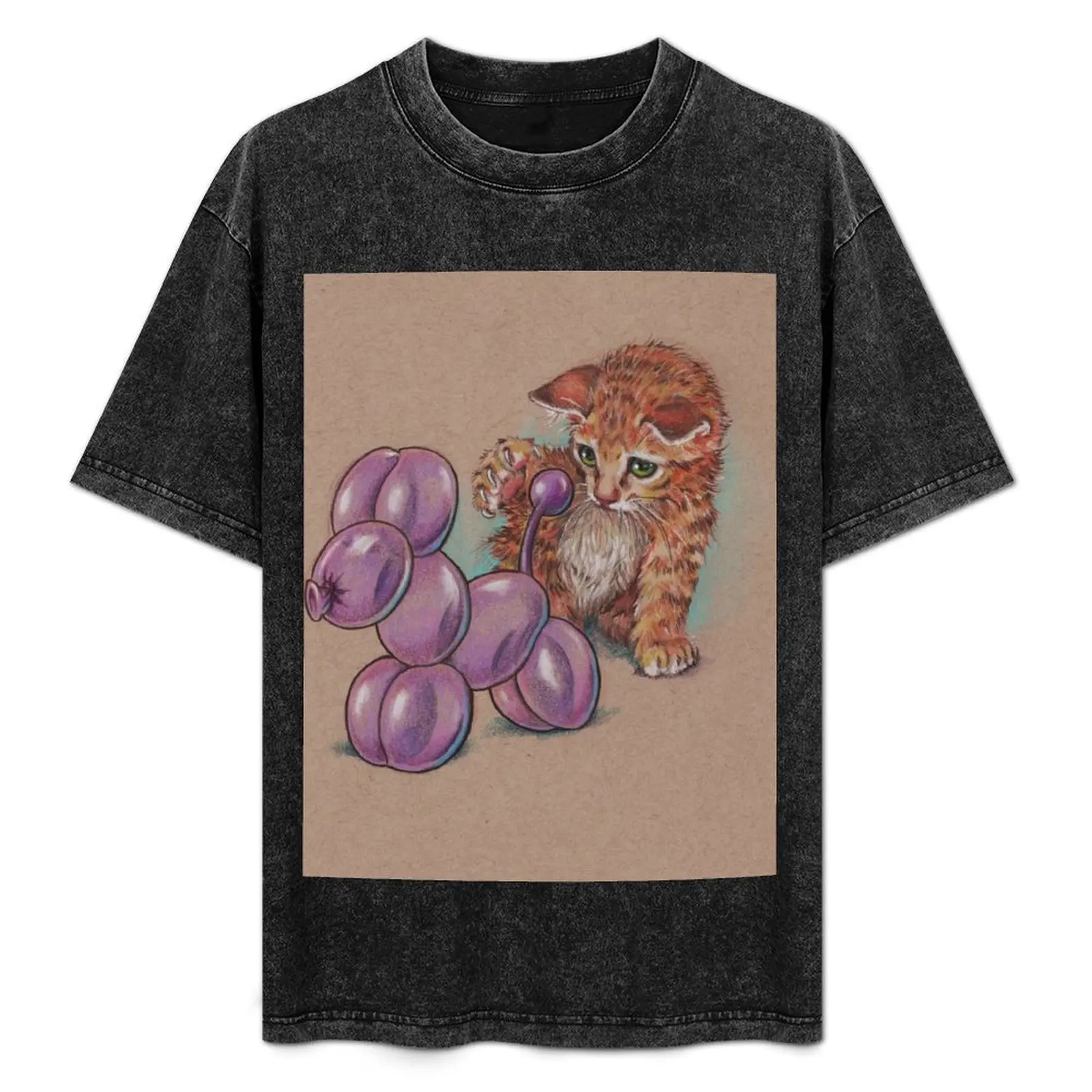 Meeting a new friend (aka balloon animal surprise) T-Shirt Modern Style Print T-Shirt
Meeting a new friend (aka balloon animal surprise) T-Shirt Modern Style Print T-Shirt