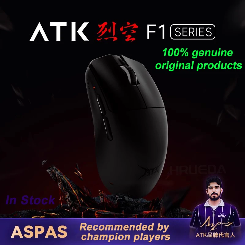 ATK Blazing Sky F1 Extreme PRO MAX E-sports Mouse Customized Double 8K Low Latency Wireless Dual-Mode Lightweight Ergonomic Game
ATK Blazing Sky F1 Extreme PRO MAX E-sports Mouse Customized Double 8K Low Latency Wireless Dual-Mode Lightweight Ergonomic Game