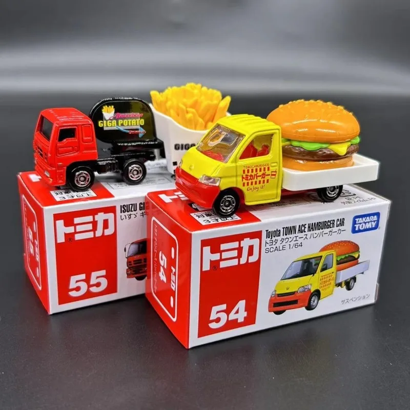 TOMY Takara Alloy Miniature Car No.54 Hamburger & No.55 French Fries Cartoon Vehicle Limited Edition Collectible Model Toy
TOMY Takara Alloy Miniature Car No.54 Hamburger & No.55 French Fries Cartoon Vehicle Limited Edition Collectible Model Toy