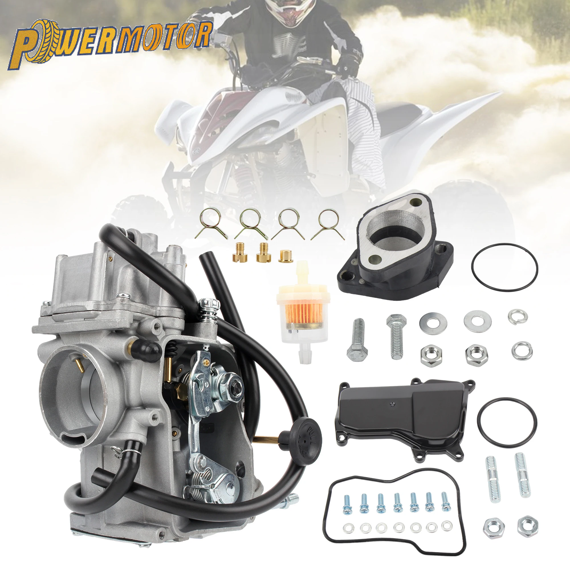 Motorcycle Carburetor Kit For Yamaha WARRIOR YFM350 1998-2004 BIG BEAR 350 YFM350 2WD 1996-1998 ATV Fuel Supply Replacement
Motorcycle Carburetor Kit For Yamaha WARRIOR YFM350 1998-2004 BIG BEAR 350 YFM350 2WD 1996-1998 ATV Fuel Supply Replacement