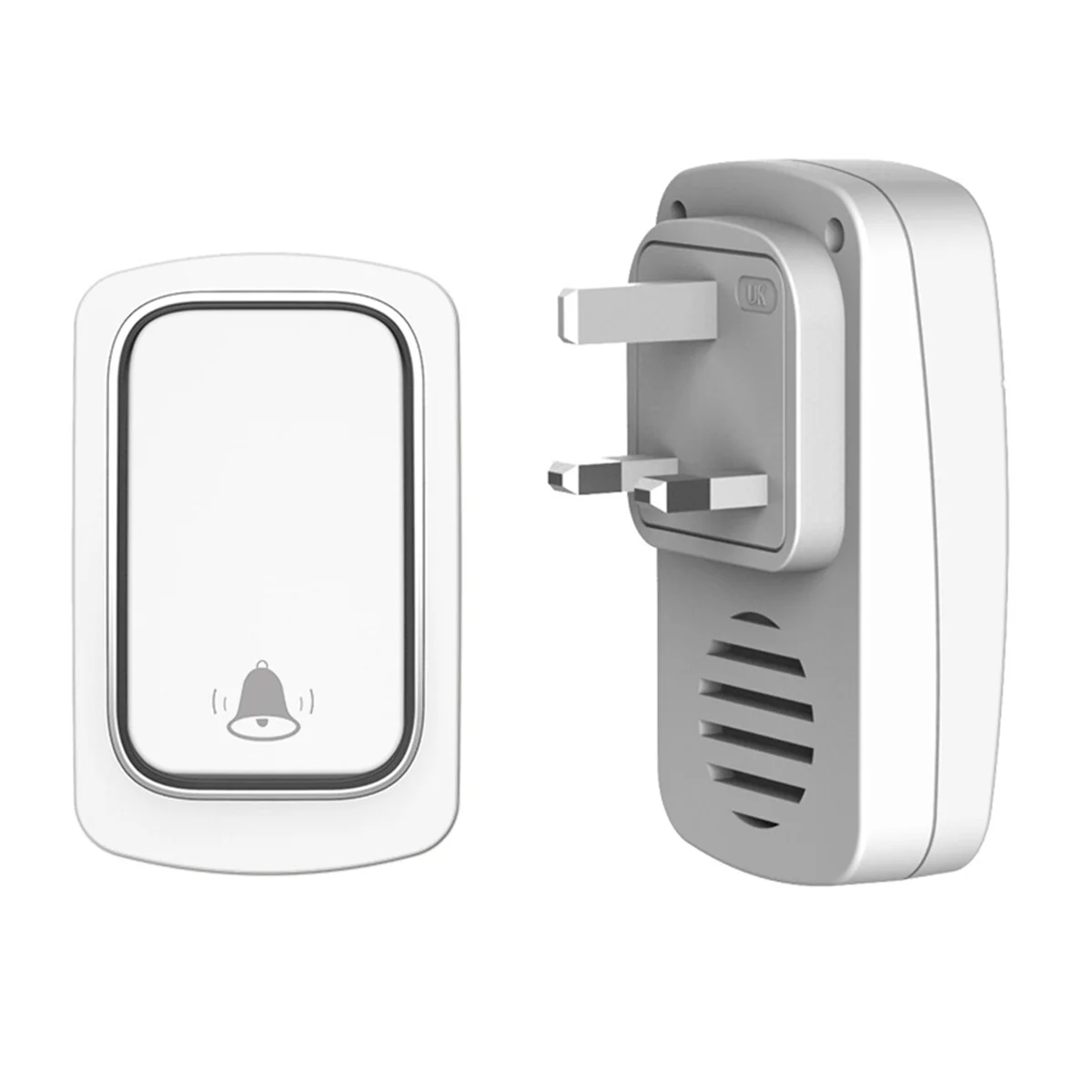 ABGISelf Powered Wireless DoorBell No Battery Waterproof Door Bell Chime Ring Elderly Caller Home Security DoorBell UK PLUG
ABGISelf Powered Wireless DoorBell No Battery Waterproof Door Bell Chime Ring Elderly Caller Home Security DoorBell UK PLUG