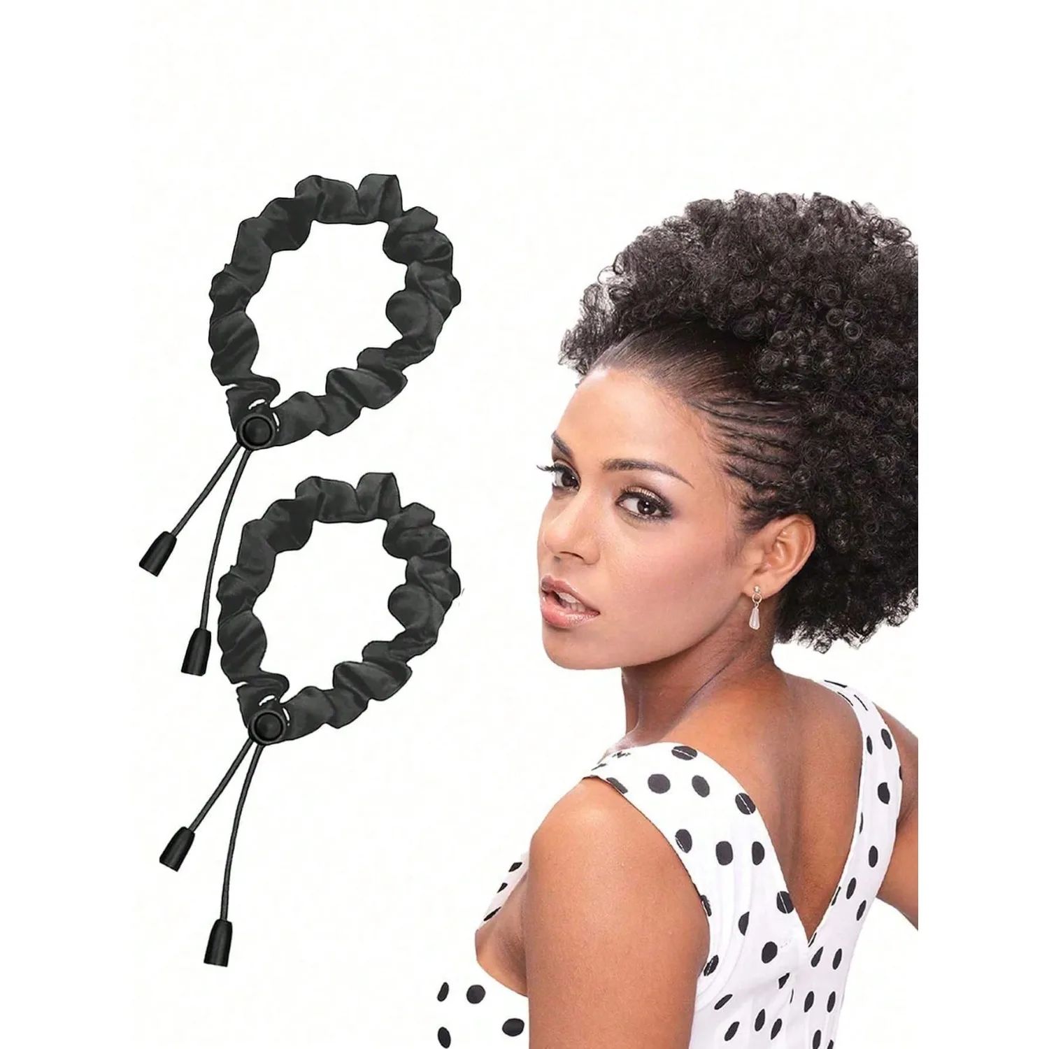 1 Pc/2pcs Adjust Satin Hair Scrunchies For Women Girls, Adjustable Hair Ties Soft Than Silk For 4c Girlie Thick Curly Natural Hair, Easy To Use Hair Accessories For Afro Puff Loc Ponytails (Black)Pineapples For Women And Girls, Ponytail Holders
1 Pc/2pcs Adjust Satin Hair Scrunchies For Women Girls, Adjustable Hair Ties Soft Than Silk For 4c Girlie Thick Curly Natural Hair, Easy To Use Hair Accessories For Afro Puff Loc Ponytails (Black)Pineapples For Women And Girls, Ponytail Holders