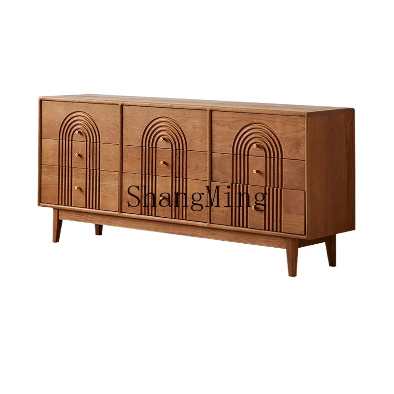 LXY household modern small apartment living room storage side cabinet integrated multi-functional medieval storage cabinet
LXY household modern small apartment living room storage side cabinet integrated multi-functional medieval storage cabinet