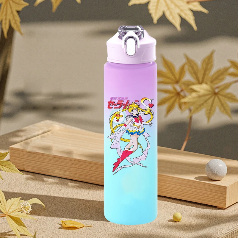 750ml Cute Sailores Moon Gradient Water Bottles Fashion Cartoon Press-to-open Lid Kettle with Scale Portable Travel Drink Jugs
750ml Cute Sailores Moon Gradient Water Bottles Fashion Cartoon Press-to-open Lid Kettle with Scale Portable Travel Drink Jugs
