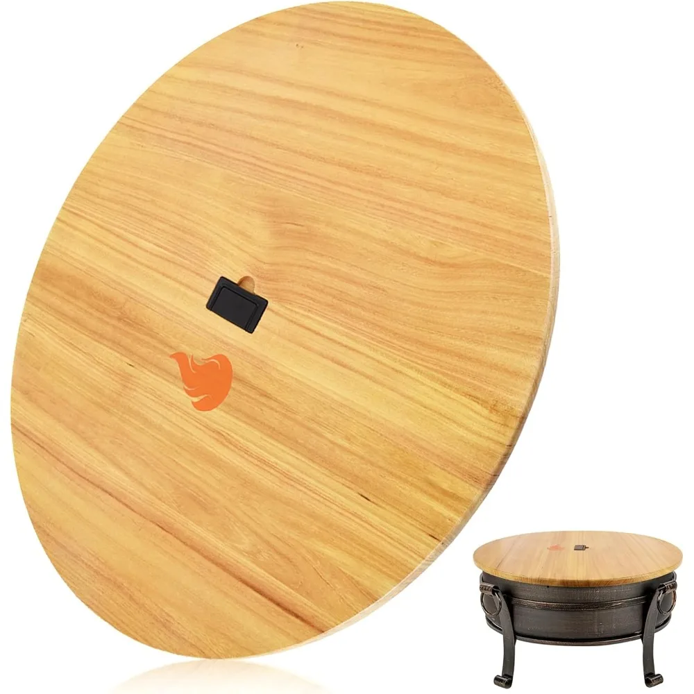 26 Inch Fire Pit Lid - Fire Pit Lid Round, Inlaid Handle and Solo Stove Pattern for Outdoor Round Patio Fireplace and Clearance
26 Inch Fire Pit Lid - Fire Pit Lid Round, Inlaid Handle and Solo Stove Pattern for Outdoor Round Patio Fireplace and Clearance