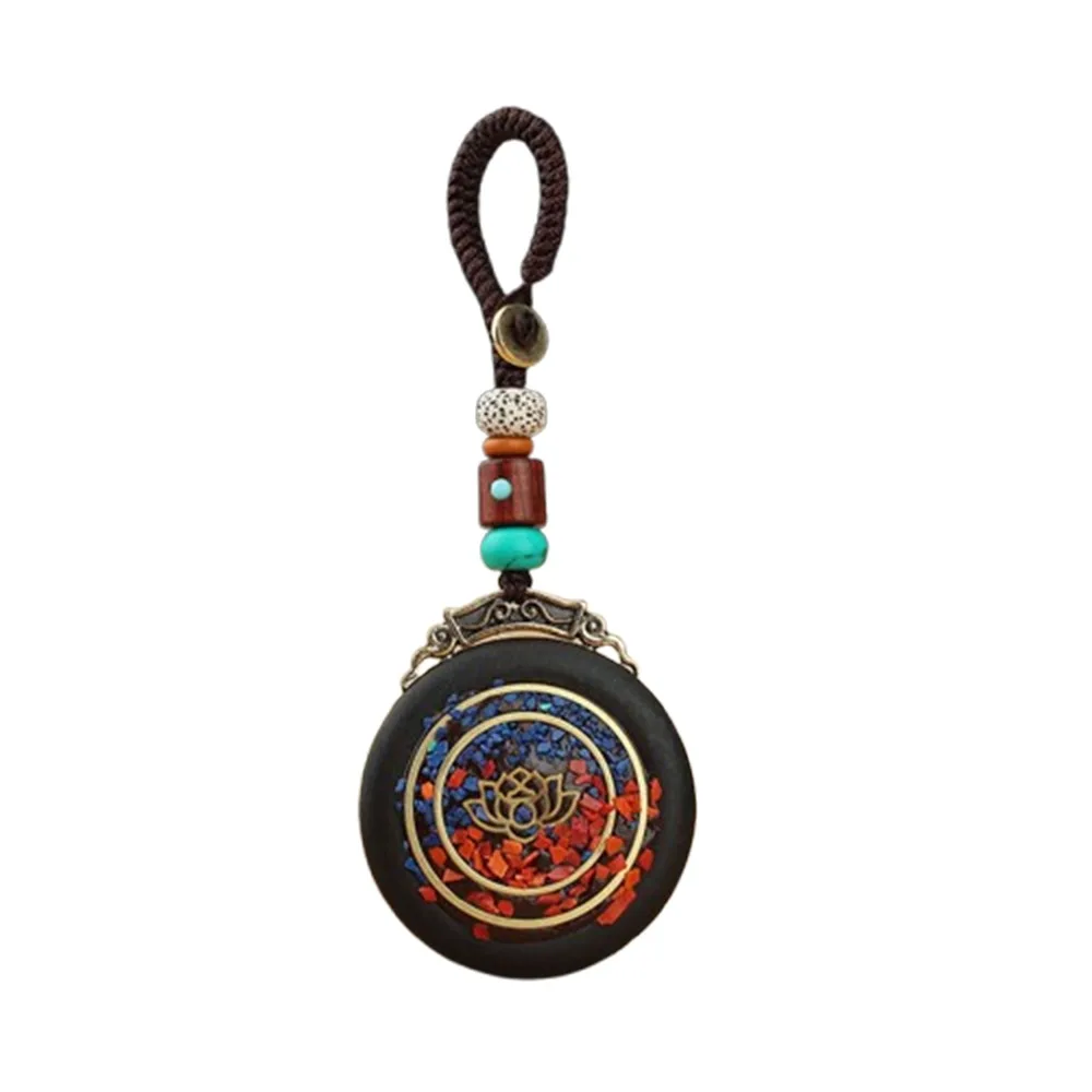 Ethnic Style Ebony Wood Car Keychain Retro Good Lucky Charms Mobile Phone Pendant Nepal Handmade Bag Hanging Accessories Men 
Ethnic Style Ebony Wood Car Keychain Retro Good Lucky Charms Mobile Phone Pendant Nepal Handmade Bag Hanging Accessories Men