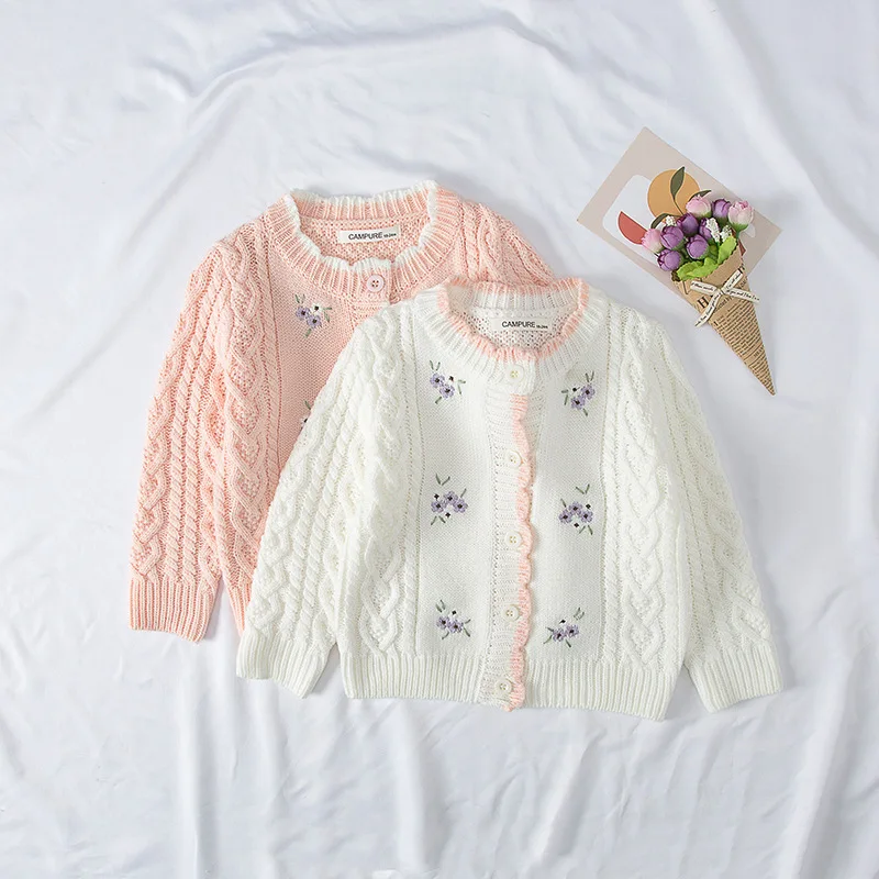New Girls Sweater Cardigan Pure Cotton Round Neck Knitted Spring Autumn and Winter Children's Clothing Tops Holiday Gifts
New Girls Sweater Cardigan Pure Cotton Round Neck Knitted Spring Autumn and Winter Children's Clothing Tops Holiday Gifts