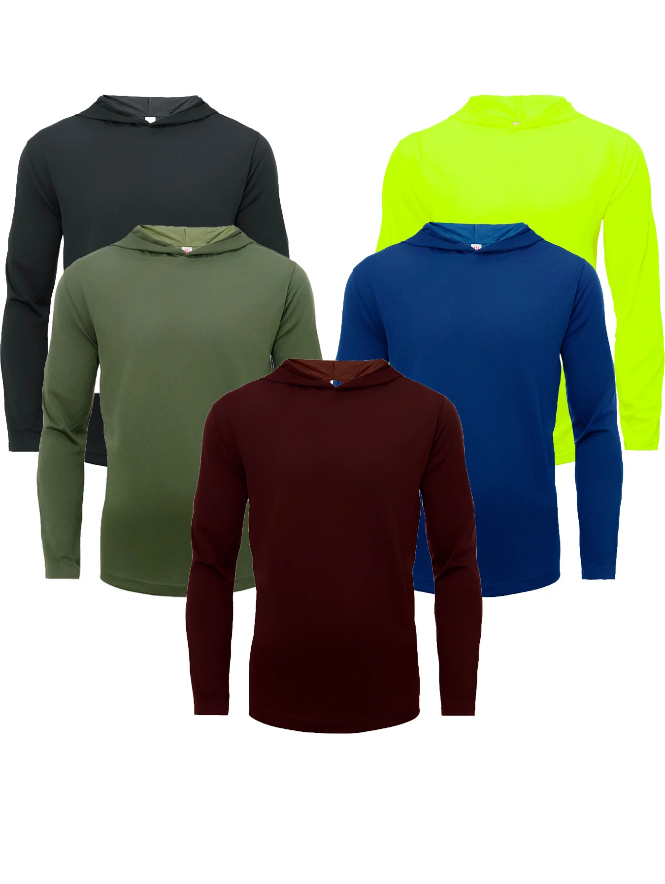 5 Pack Men UPF 50+ Sun Protection Hoodie Long Sleeve T Shirts Pack Quick Dry Shirt for Athletic Running Activewear Workout
5 Pack Men UPF 50+ Sun Protection Hoodie Long Sleeve T Shirts Pack Quick Dry Shirt for Athletic Running Activewear Workout