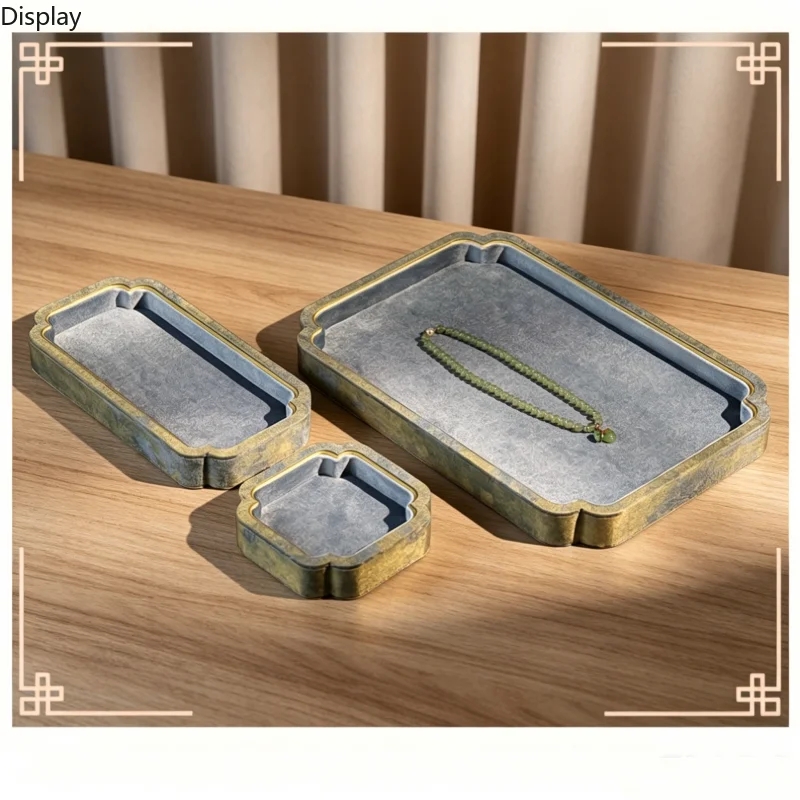 Vintage Chinese Jewelry Tray, Storage Plate for Ring Necklace Bangle & Hand String, Photo Stand for Boutique
Vintage Chinese Jewelry Tray, Storage Plate for Ring Necklace Bangle & Hand String, Photo Stand for Boutique