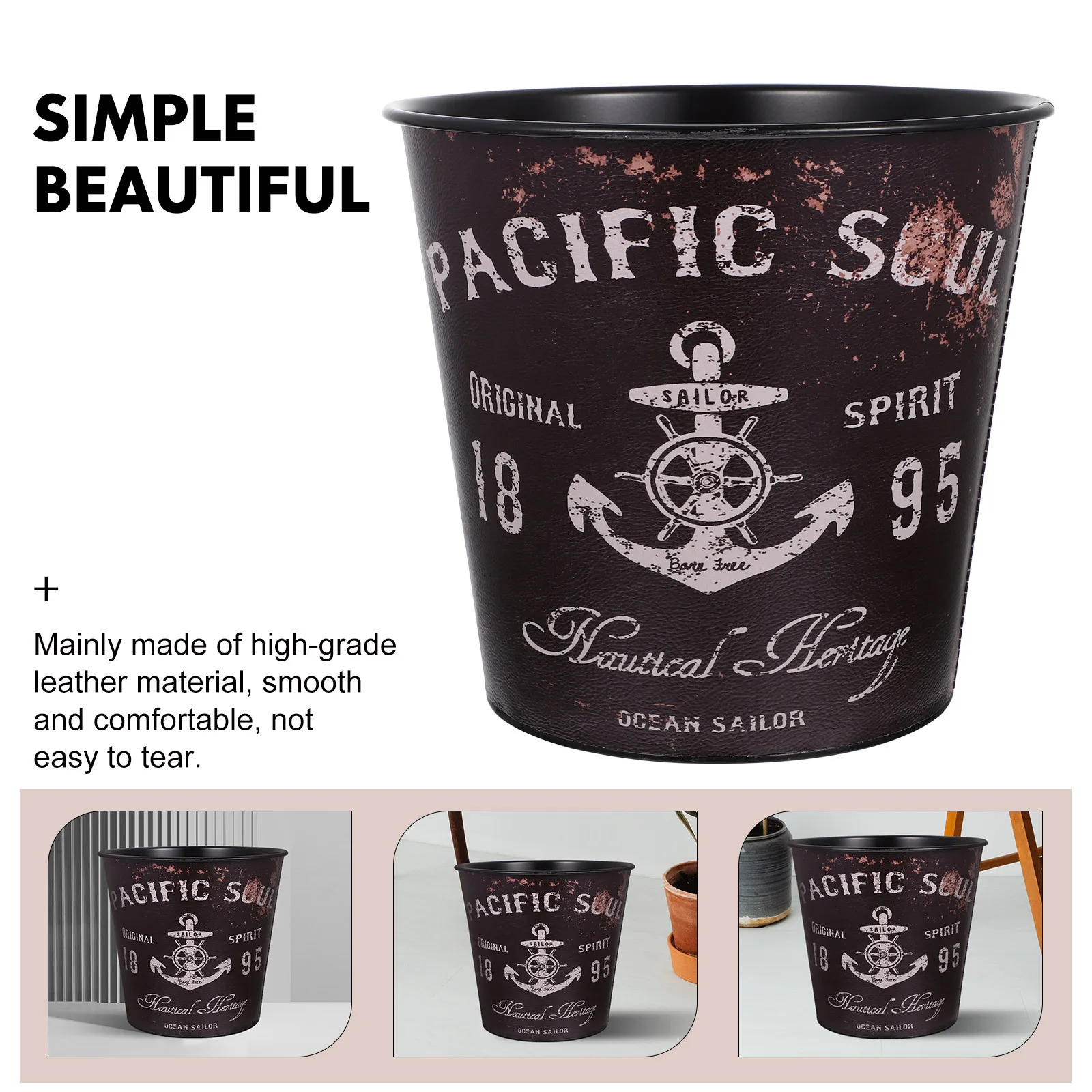 European Style Trash Can Stylish Multi Function Storage Bin for Household Use Decorative Garbage Bucket
European Style Trash Can Stylish Multi Function Storage Bin for Household Use Decorative Garbage Bucket