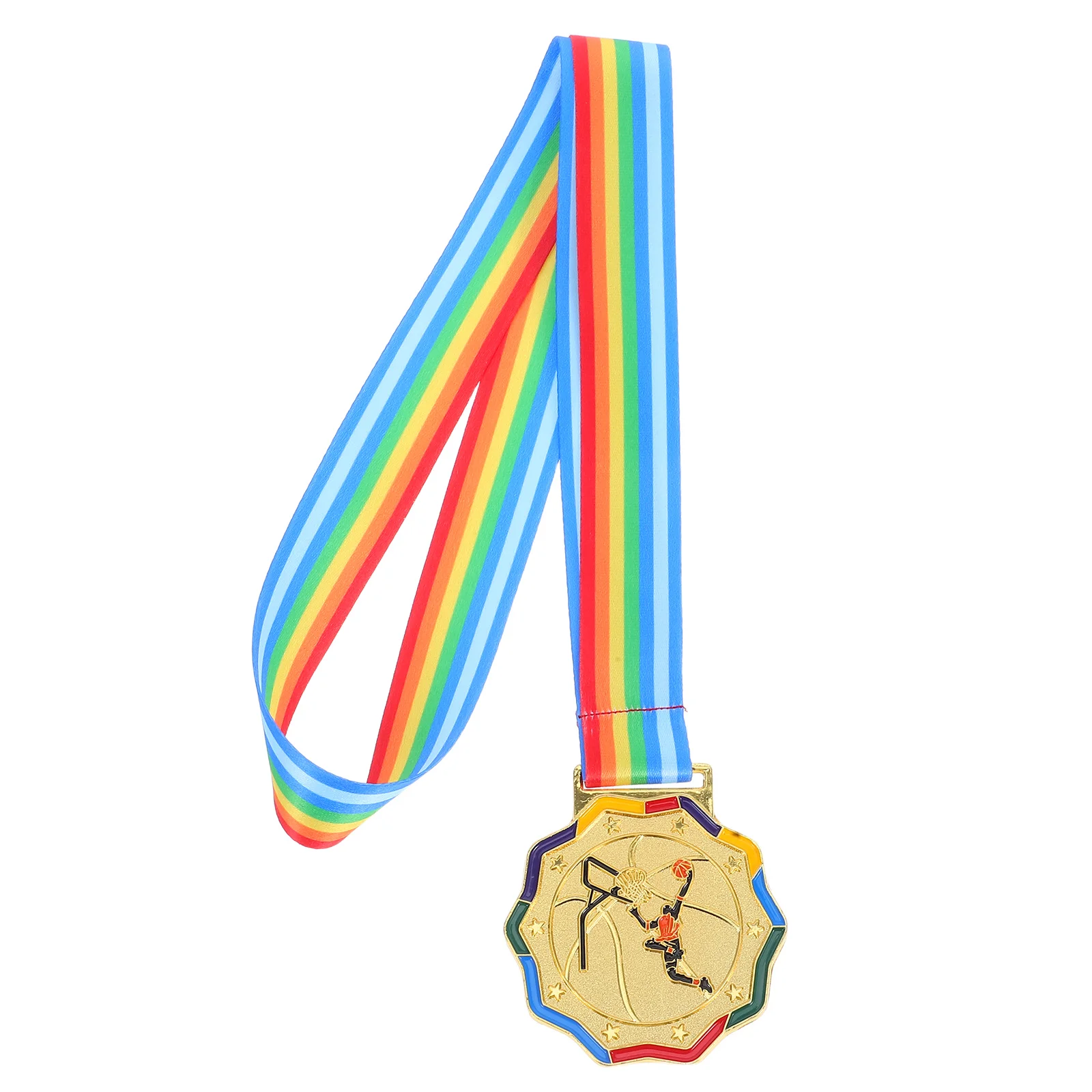 Basketball Medal Metal Award Ribbon Sports Competitions First Place Medal for Tournament Winners Metal Gold Medals 
Basketball Medal Metal Award Ribbon Sports Competitions First Place Medal for Tournament Winners Metal Gold Medals