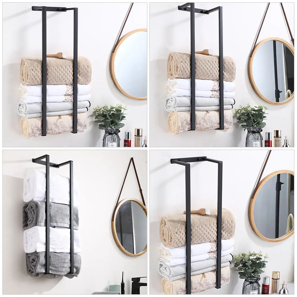 Space Saver Towel Rack Wall Stainless Bathroom Mounted Storage Hand Holder Stand for Rolled Towels Organizer
Space Saver Towel Rack Wall Stainless Bathroom Mounted Storage Hand Holder Stand for Rolled Towels Organizer