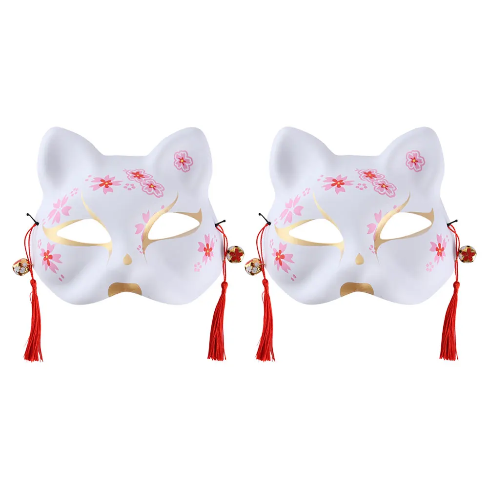 2pcs Fox Mask Japanese Cosplay Realistic Plastic Masquerade Masks for Halloween Party Stage Photo Prop Traditional Design
2pcs Fox Mask Japanese Cosplay Realistic Plastic Masquerade Masks for Halloween Party Stage Photo Prop Traditional Design