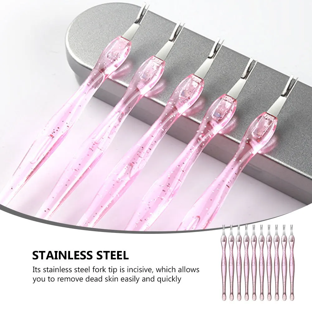 10Pcs Dead Skin Removers Nail Art Tool Kit Professional Cuticle Peeler Scrapers for Home Salon Manicure Tools Set
10Pcs Dead Skin Removers Nail Art Tool Kit Professional Cuticle Peeler Scrapers for Home Salon Manicure Tools Set