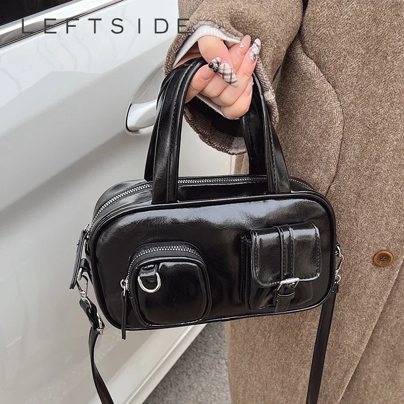 LEFTSIDE Small PU Leather Crossbody Bags Lady Short Handle Shoulder Bag for Women 2024 New Designer Y2K Handbags and Purses
LEFTSIDE Small PU Leather Crossbody Bags Lady Short Handle Shoulder Bag for Women 2024 New Designer Y2K Handbags and Purses
