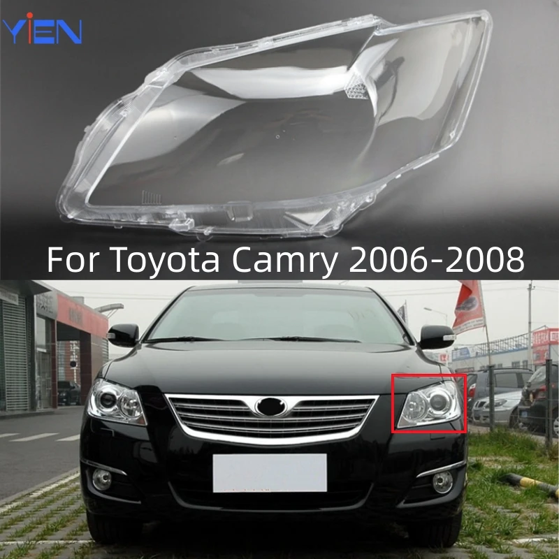 For Toyota Camry 2006 2007 2008 Car Front Headlight Glass Cover Car Left/Right Side Transparent Lampshades Clear Lens Lamp
For Toyota Camry 2006 2007 2008 Car Front Headlight Glass Cover Car Left/Right Side Transparent Lampshades Clear Lens Lamp