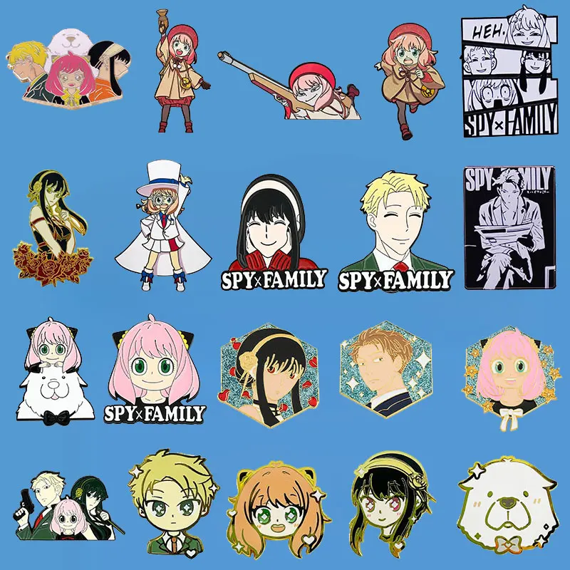 SPY×FAMILY Enamel Pin Lapel Pins for Backpacks Brooches Comic Movies Cartoon Badge for Clothes Jewelry Gifts for Friends
SPY×FAMILY Enamel Pin Lapel Pins for Backpacks Brooches Comic Movies Cartoon Badge for Clothes Jewelry Gifts for Friends