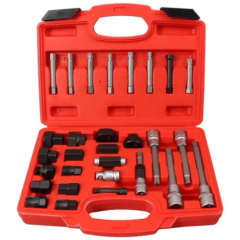 30pcs Alternator Freewheel Pulley Puller Alternators Tool Set Special Socket Set
30pcs Alternator Freewheel Pulley Puller Alternators Tool Set Special Socket Set