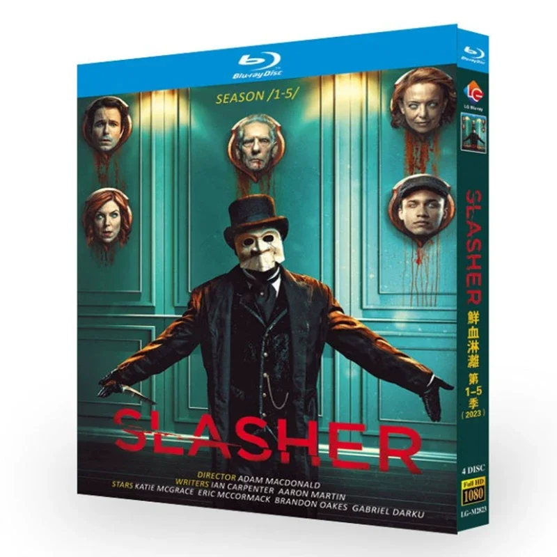 Slasher Season 1-5 Blu-ray Disc
Slasher Season 1-5 Blu-ray Disc