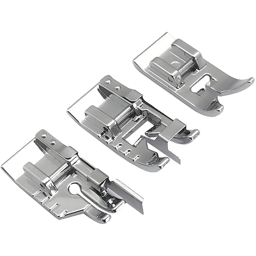 3Pcs Stitch in Ditch Foot and 1/4 Inch Quilting Patchwork Presser Foot for Household Multi-Function Sewing Machine Accessories
3Pcs Stitch in Ditch Foot and 1/4 Inch Quilting Patchwork Presser Foot for Household Multi-Function Sewing Machine Accessories