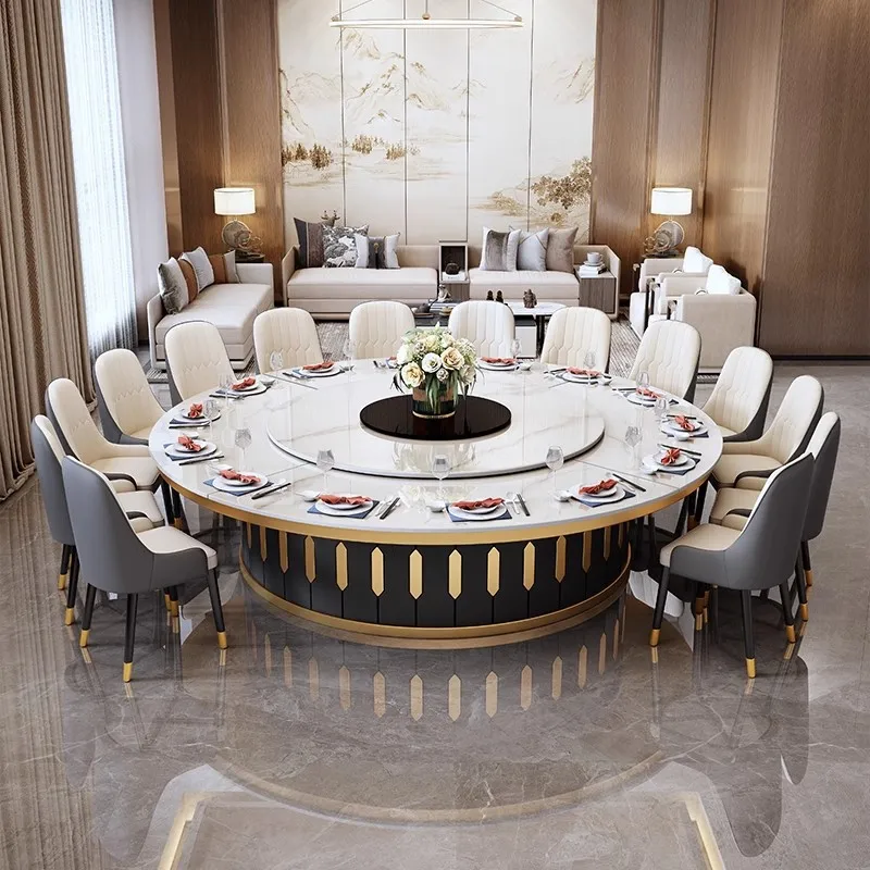 Big round table top 20 dining table with turntable people Hotel rock slab rotation 3 meters 30 people
Big round table top 20 dining table with turntable people Hotel rock slab rotation 3 meters 30 people