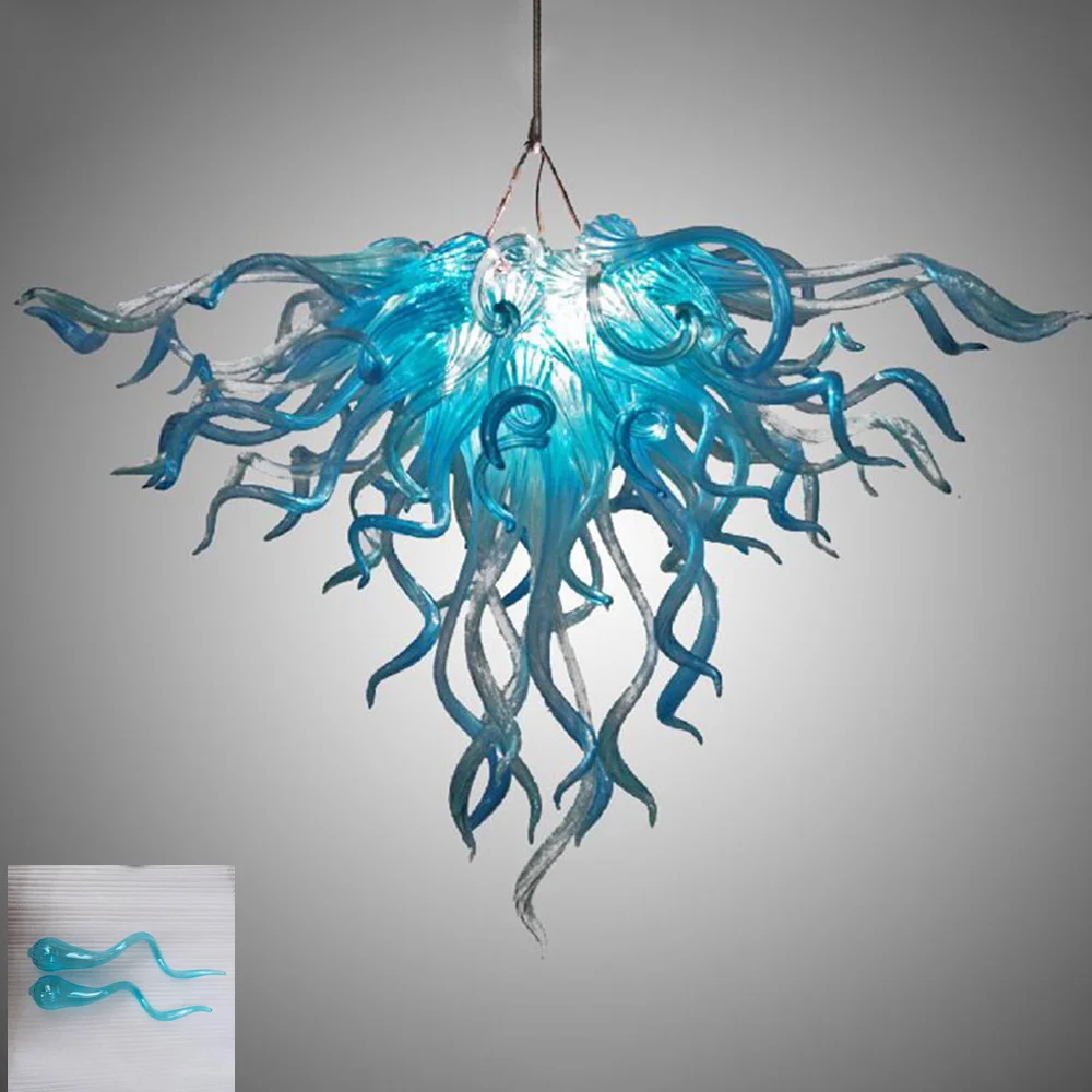 Blue Glass Pendant Light Room Home Decoration Hand Blown Glass Chandelier Dining Room Loft New House Art Decoration Lamp
Blue Glass Pendant Light Room Home Decoration Hand Blown Glass Chandelier Dining Room Loft New House Art Decoration Lamp