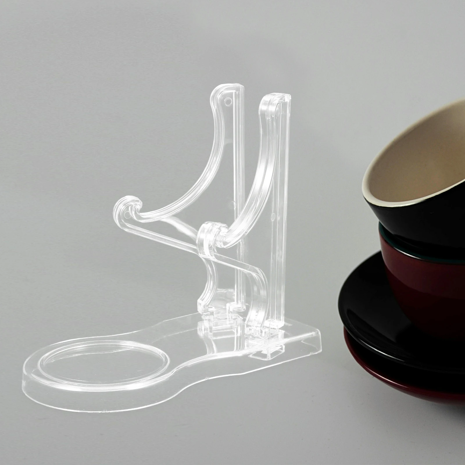 Transparent Cup Saucer Display Stand Clear Acrylic Holder for Tea Cups Plates Mini Easel Shelves Stylish
Transparent Cup Saucer Display Stand Clear Acrylic Holder for Tea Cups Plates Mini Easel Shelves Stylish