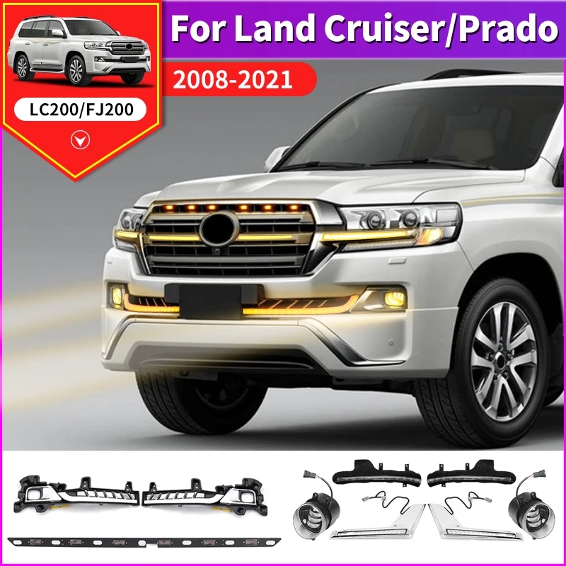 Dedicated to Toyota Land Cruiser 200 Front Face Middle Mesh LED Light Decoration Streamer Turn Signal Fog Light Modification
Dedicated to Toyota Land Cruiser 200 Front Face Middle Mesh LED Light Decoration Streamer Turn Signal Fog Light Modification