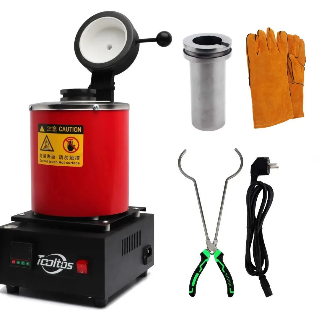 1100 ℃ Цифровая печь для плавления золота 110 В/220 В 1400 Вт с тиглом 2 кг/3 кг для литья ювелирных изделий - инструменты для литья золота/серебра/медины
1100 ℃ Цифровая печь для плавления золота 110 В/220 В 1400 Вт с тиглом 2 кг/3 кг для литья ювелирных изделий - инструменты для литья золота/серебра/медины