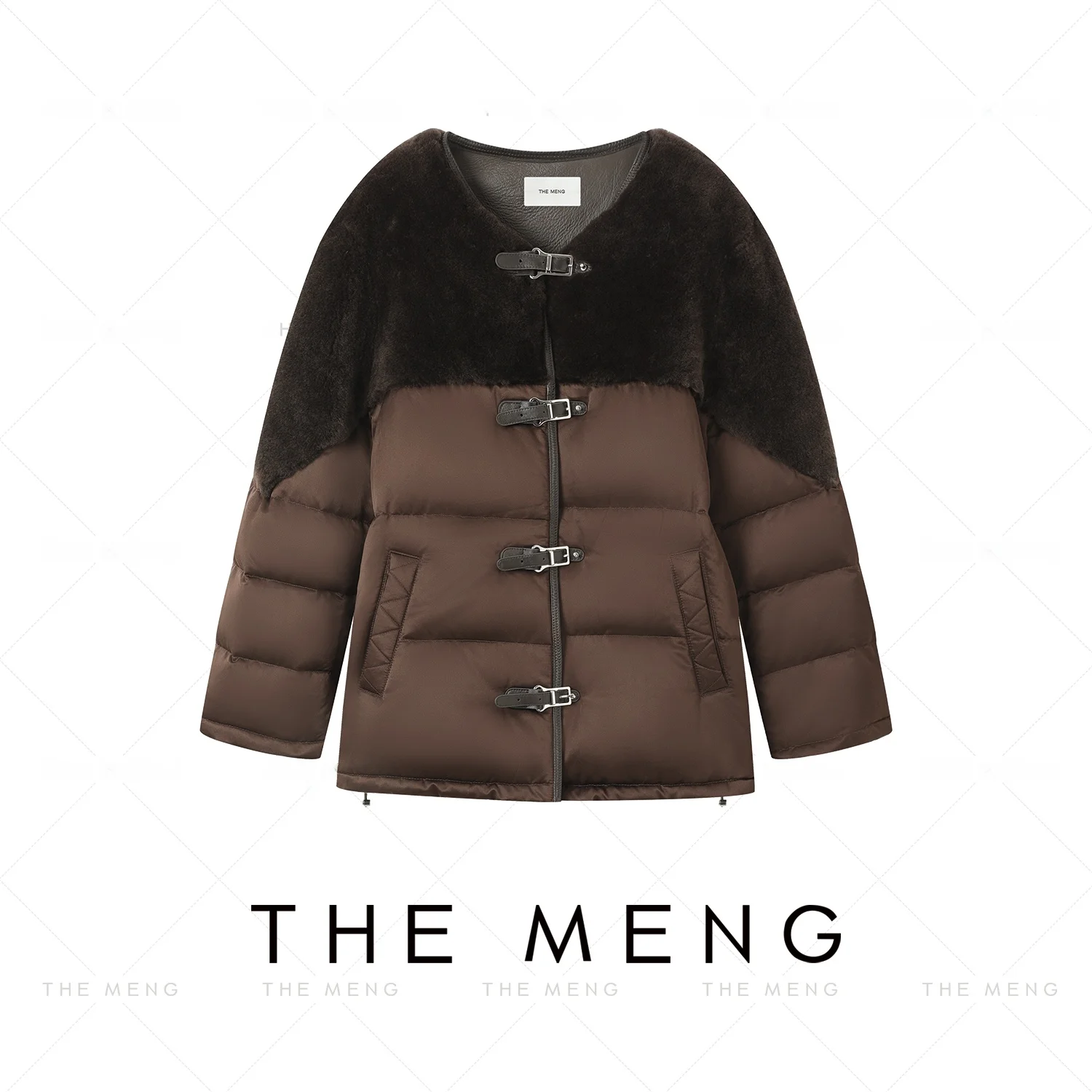 Женская зимняя куртка Meng Mythological 90 из белого гусиного пуха и шелка, с элементами из синьцзянского хлопка, простая, но роскошная
Женская зимняя куртка Meng Mythological 90 из белого гусиного пуха и шелка, с элементами из синьцзянского хлопка, простая, но роскошная