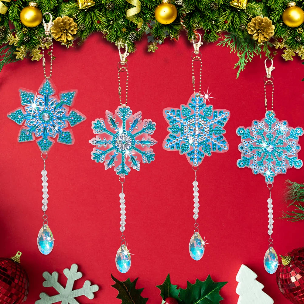 4PCS Diamond Painting Hanging Decor Snowflake Suncatcher Crystal Painting Ornaments for Kids Party Decoration Home Decor
4PCS Diamond Painting Hanging Decor Snowflake Suncatcher Crystal Painting Ornaments for Kids Party Decoration Home Decor