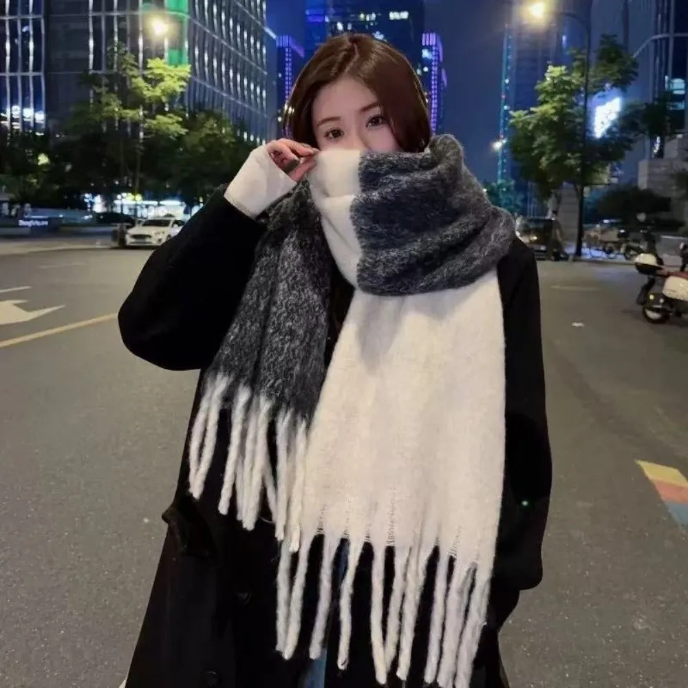 Новый теплый шарф из мохера, мягкая шаль, ветрозащитный холодостойкий шейный платок для катания на лыжах
Новый теплый шарф из мохера, мягкая шаль, ветрозащитный холодостойкий шейный платок для катания на лыжах