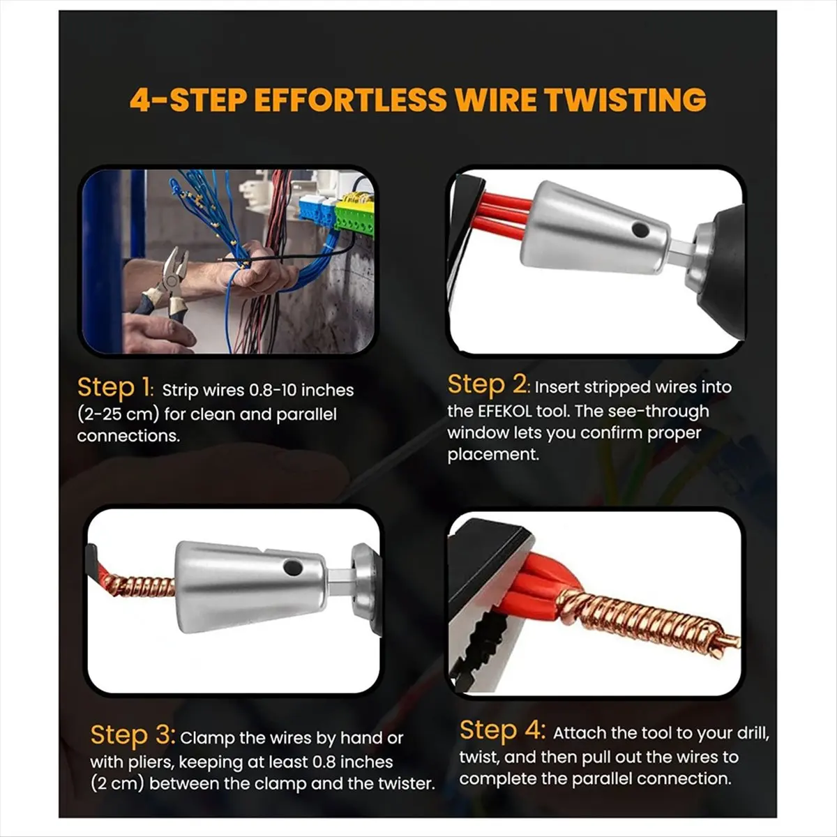 A58Z Drill Bit Twisting Tool,Drill Bit Winder,Wire Twisting Connector, Wire Twisting Tool,Wire Nut Twister for Electric Drill
A58Z Drill Bit Twisting Tool,Drill Bit Winder,Wire Twisting Connector, Wire Twisting Tool,Wire Nut Twister for Electric Drill