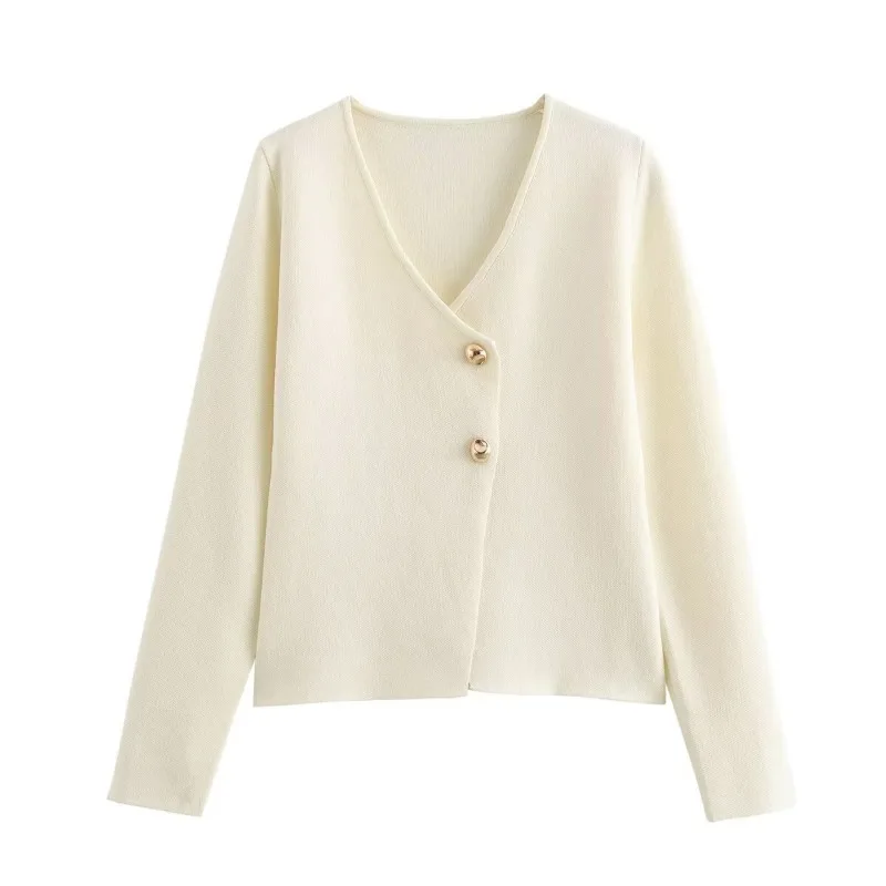 Women's Clothing Knitted Cardigan Soft Sweater Versatile V-neck Gold Button Luxury Long Sleeves Top Comfortable Fashion Coats
Women's Clothing Knitted Cardigan Soft Sweater Versatile V-neck Gold Button Luxury Long Sleeves Top Comfortable Fashion Coats